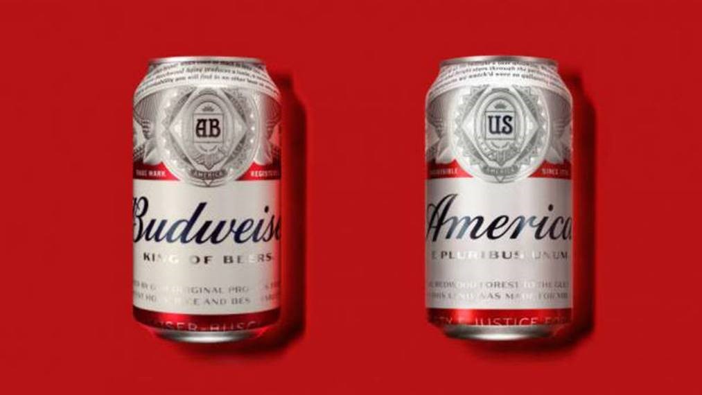 Cerveja Budweiser muda seu nome para America